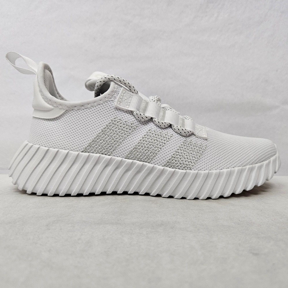 Adidas Kaptir Flow Running Shoes IF6600 White Silver Womens Size 6 - Picture 10 of 10